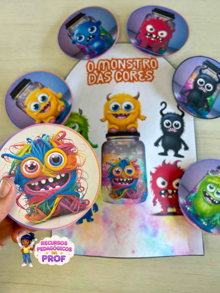 O Monstro das Cores: Explorando Emoções de Forma Divertida — amostra 1: DESCRIÇÃO
