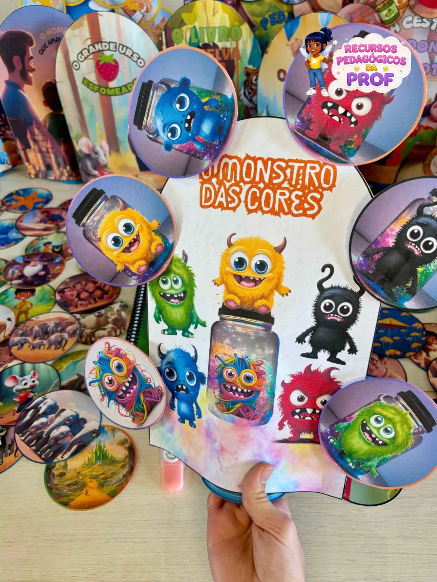 O Monstro das Cores: Explorando Emoções de Forma Divertida — amostra 2: “O Monstro das Cores” é uma história encantadora…