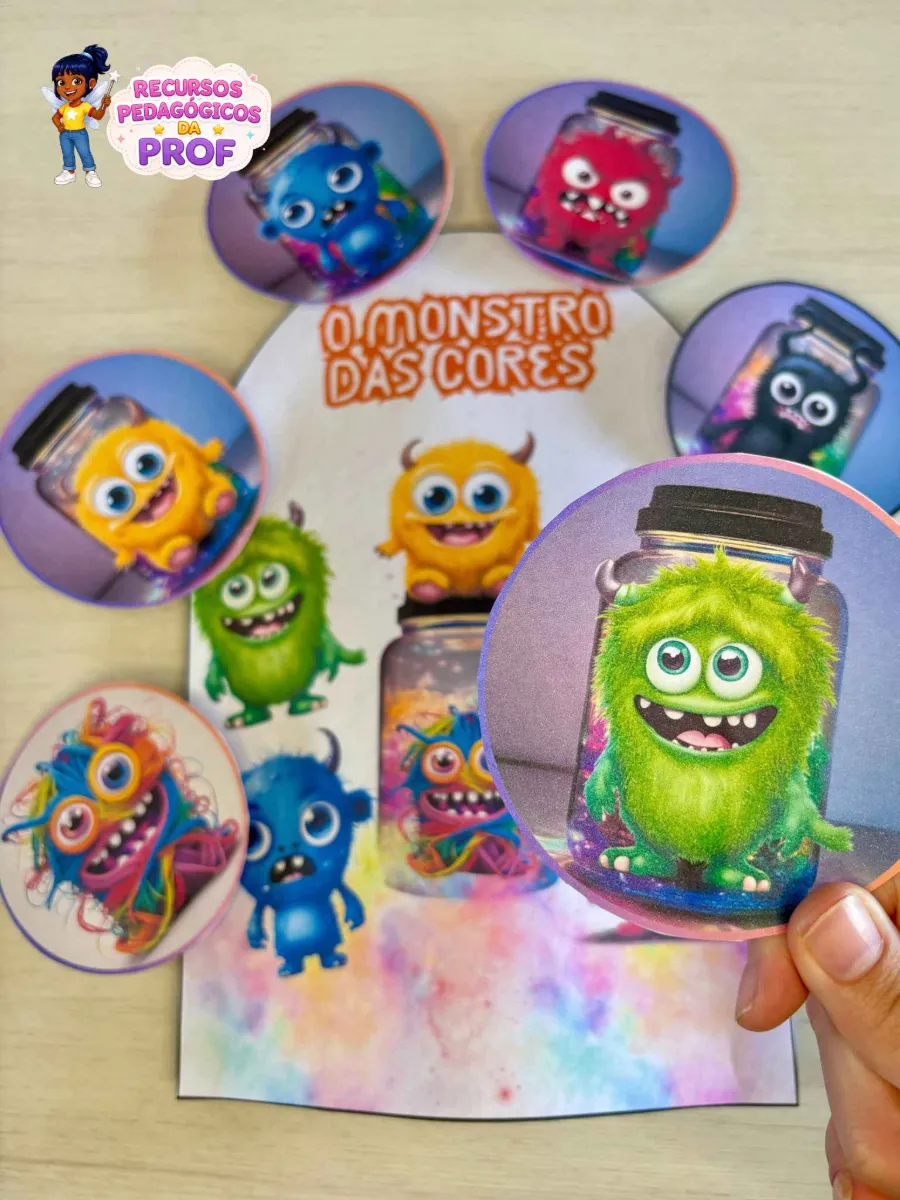 O Monstro das Cores: Explorando Emoções de Forma Divertida — amostra 3: “O Monstro das Cores” é uma história encantadora…