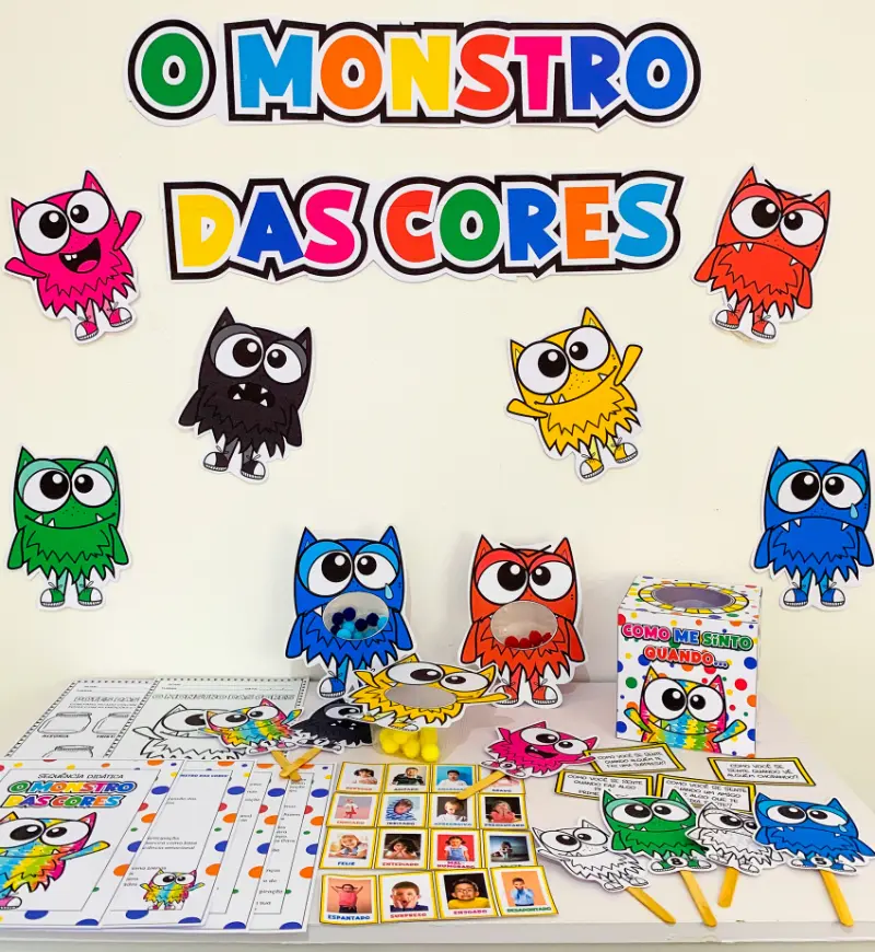 O Monstro das Cores: sequência didática para trabalhar emoções — amostra 1: O Monstro das Cores: emoções em diálogo na sala…