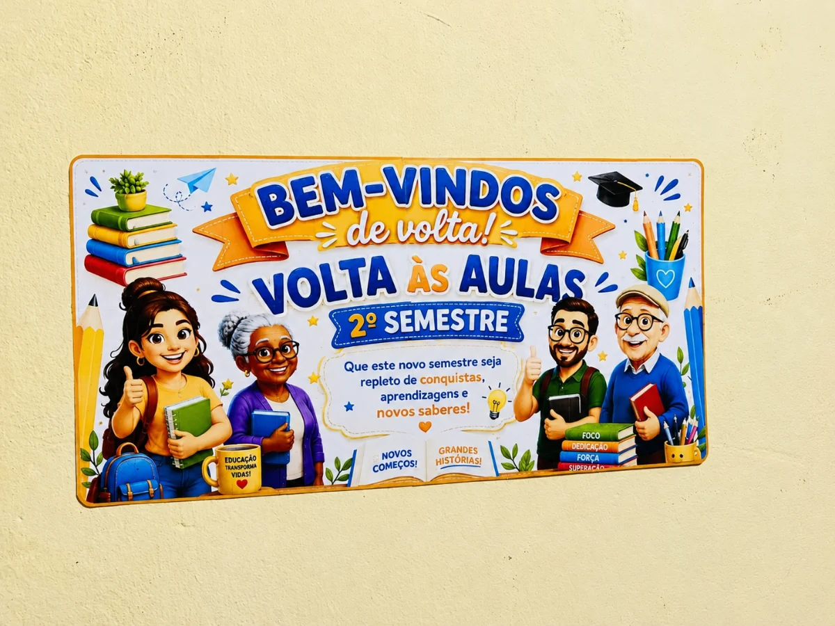 O Painel Bem-vindos de Volta – 2º Semestre | EJA — amostra 2: O Painel Bem-vindos de Volta – 2º Semestre | EJA foi…