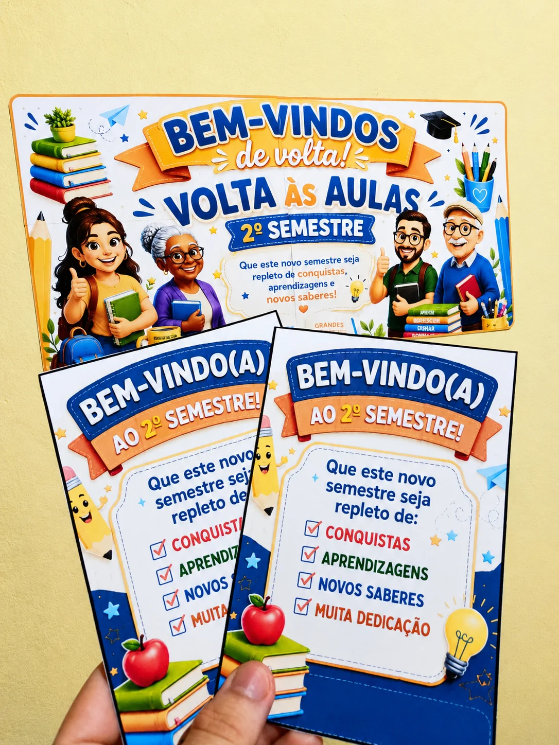 O Painel Bem-vindos de Volta – 2º Semestre | EJA — amostra 4: O Painel Bem-vindos de Volta – 2º Semestre | EJA foi…