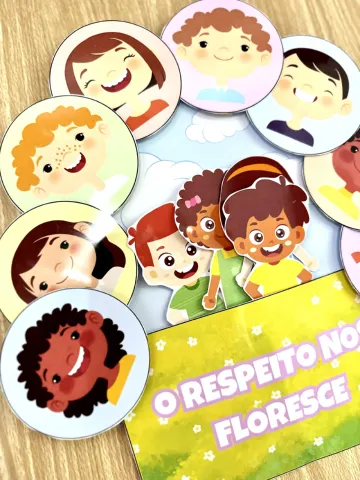O Respeito nos Floresce – Luva e Cartaz em PDF — amostra 2: Material pedagógico sobre respeito às diferenças, empatia e…