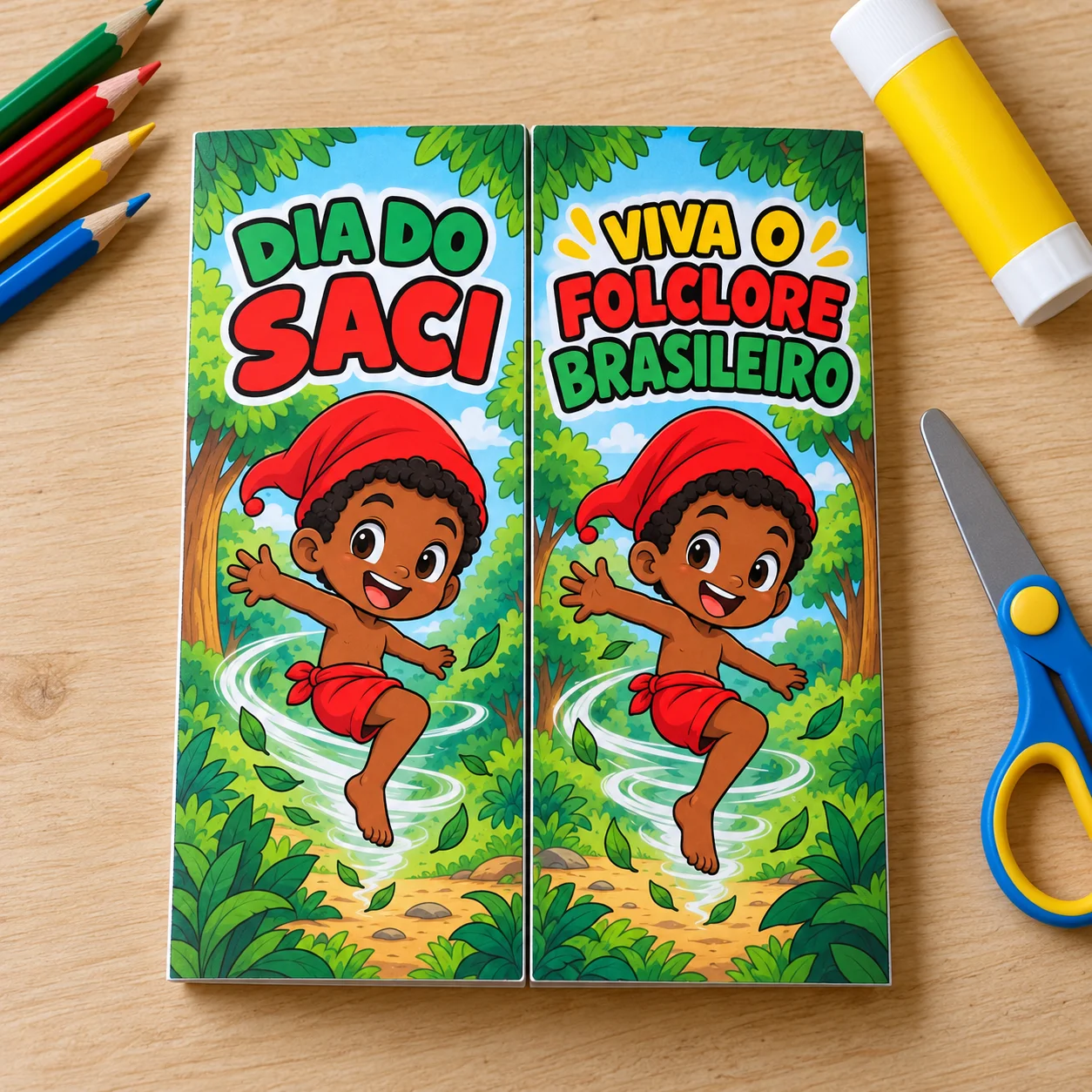 🌿❤️ O SACI VAI APRONTAR UMA AVENTURA NA SUA TURMA! em PDF — capa do material