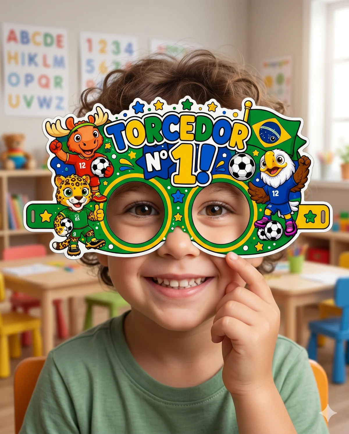 Óculos da copa 2026 – PDF para Imprimir | Educação Infantil — amostra 3: Formato e entrega