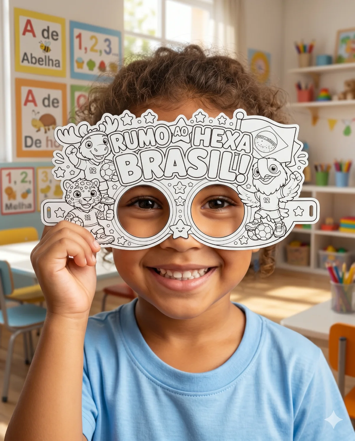 Óculos da copa 2026 – PDF para Imprimir | Educação Infantil — amostra 5: Entre no clima da Copa com um recurso divertido e…