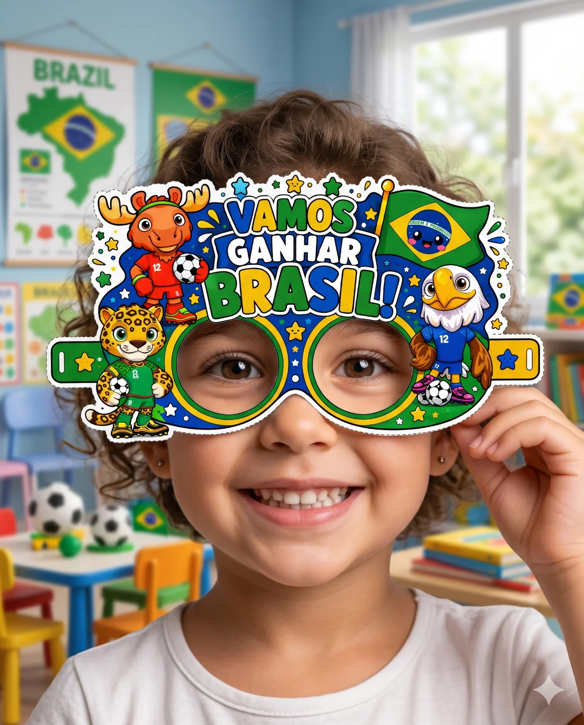 Óculos da copa 2026 – PDF para Imprimir | Educação Infantil — amostra 6: Entre no clima da Copa com um recurso divertido e…