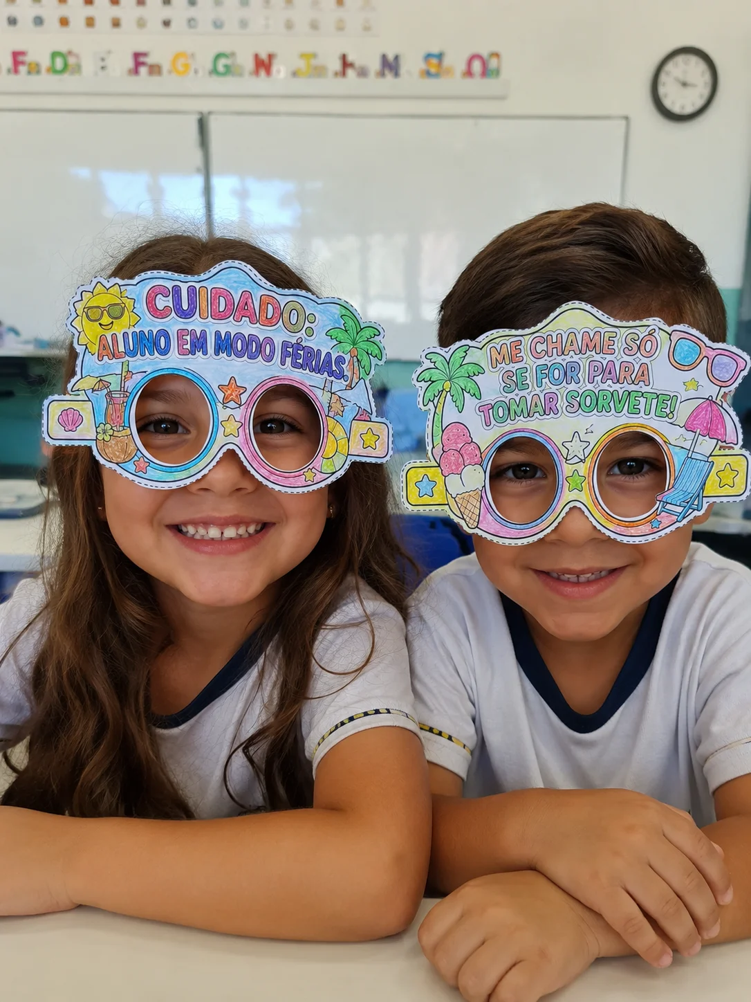 Óculos de Férias para Imprimir | Lembrancinha Escolar Educação Infantil — amostra 1: Um recurso divertido, colorido e…