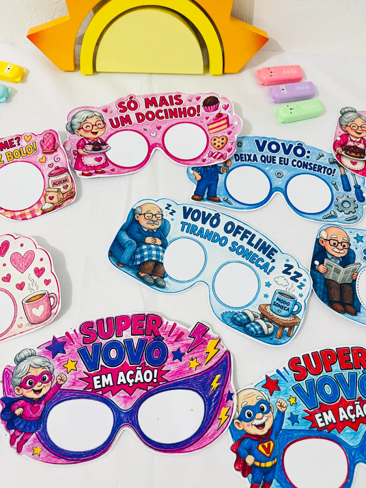 Óculos Divertidos Dia dos Avós — amostra 3: Torne o Dia dos Avós ainda mais especial com os óculos divertidos