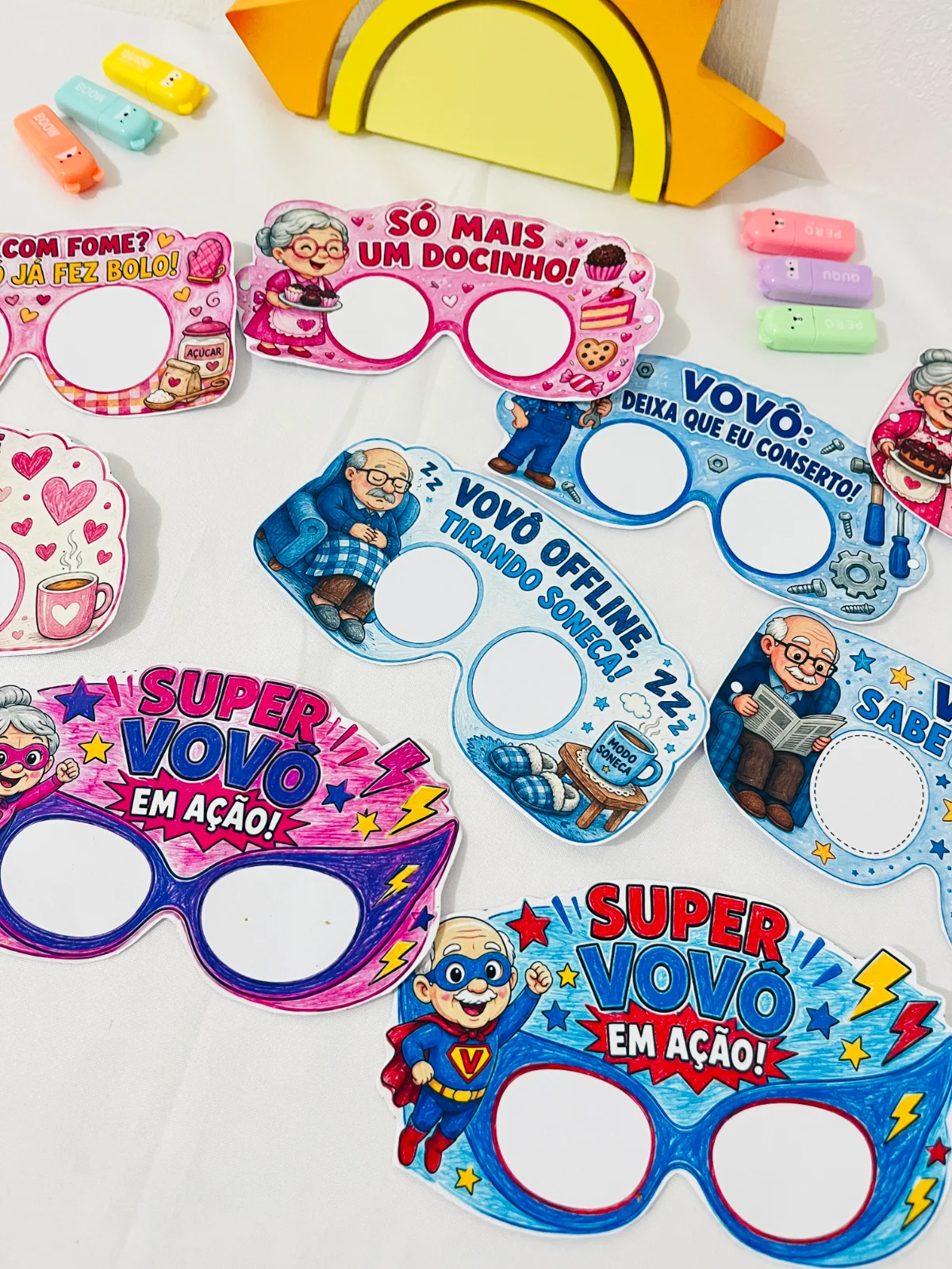 Óculos Divertidos Dia dos Avós — amostra 4: Torne o Dia dos Avós ainda mais especial com os óculos divertidos
