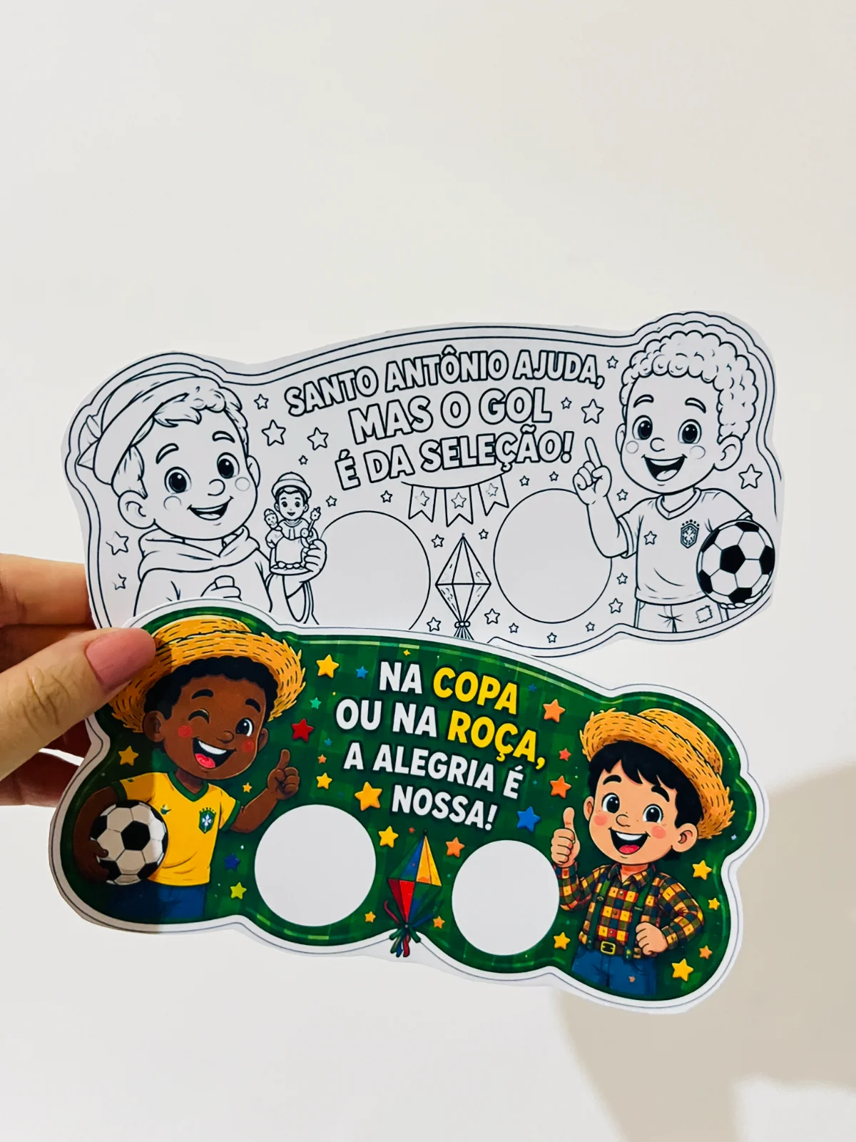 Óculos Festa Copa Junina ⚽🌽 — Datas comemorativas para Educação Infantil: Deixe a Festa Copa Junina ainda mais divertida…
