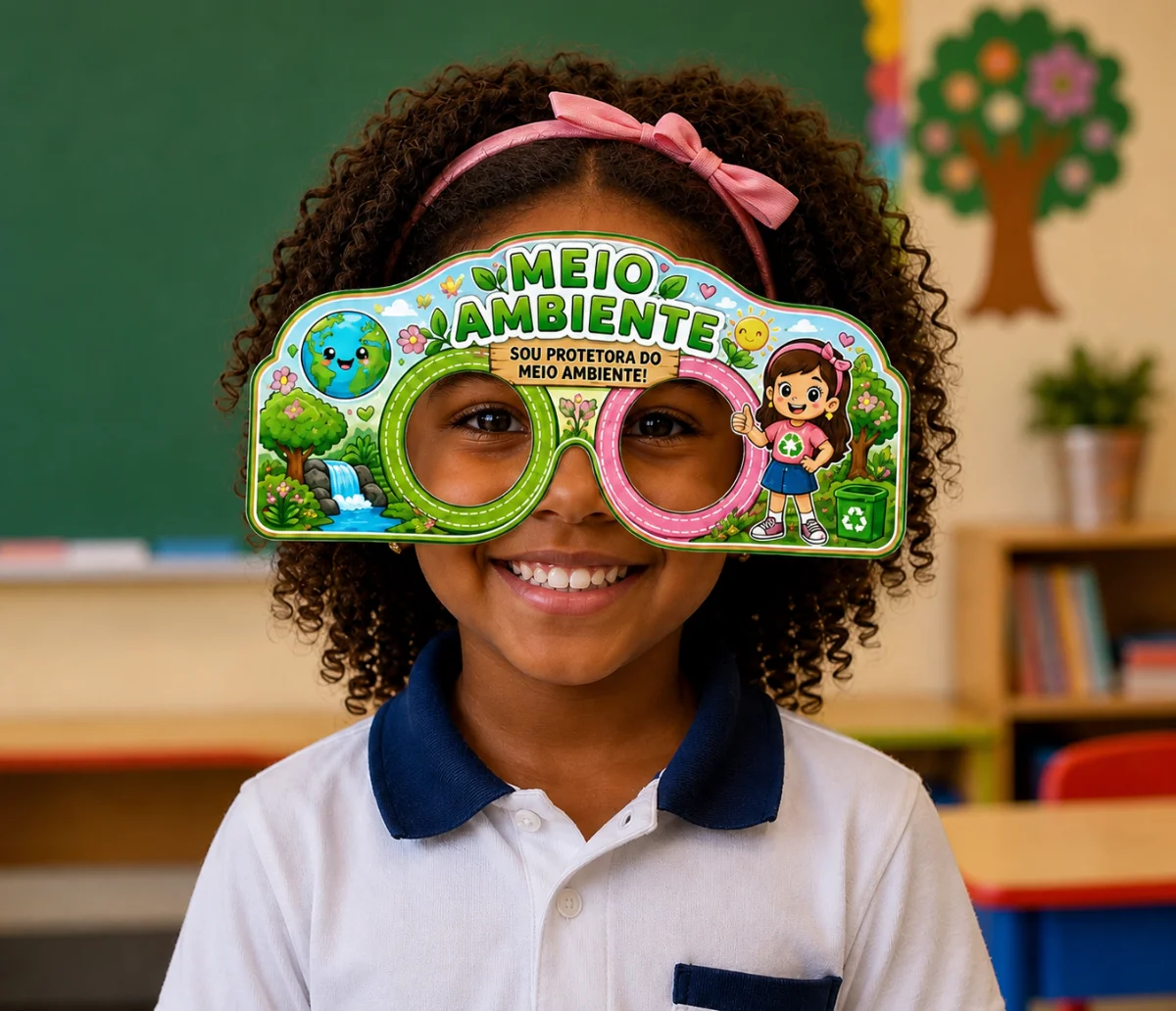 Óculos Meio Ambiente – PDF para Imprimir — capa do material