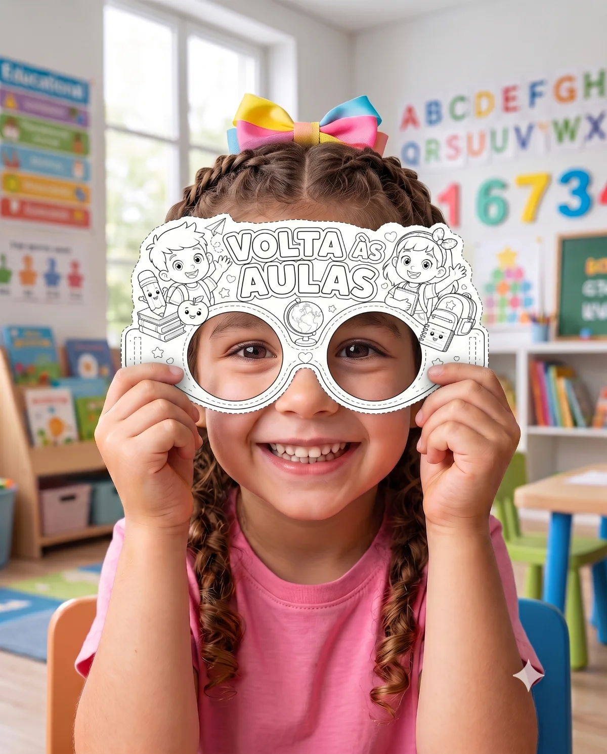 Óculos volta às aulas – PDF para Imprimir — amostra 7: Deixe a volta às aulas ainda mais divertida com os Óculos Volta às…