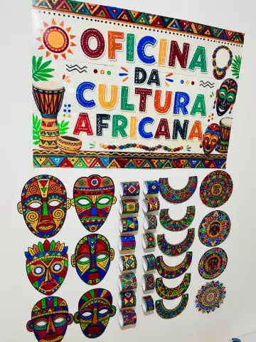 Oficina cultura africana — capa do material