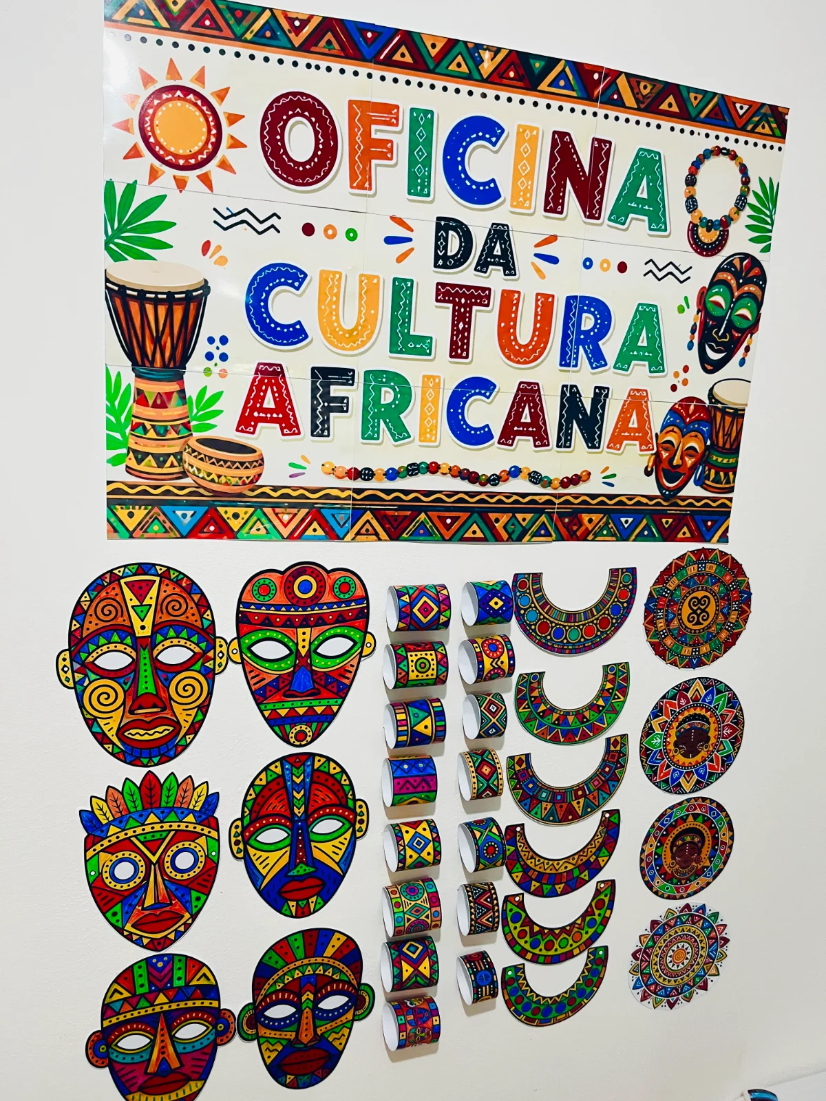 Oficina da Cultura Africana – Máscaras, Colares, Pulseiras e Mandalas — amostra 1: Um material lúdico e criativo com mais…