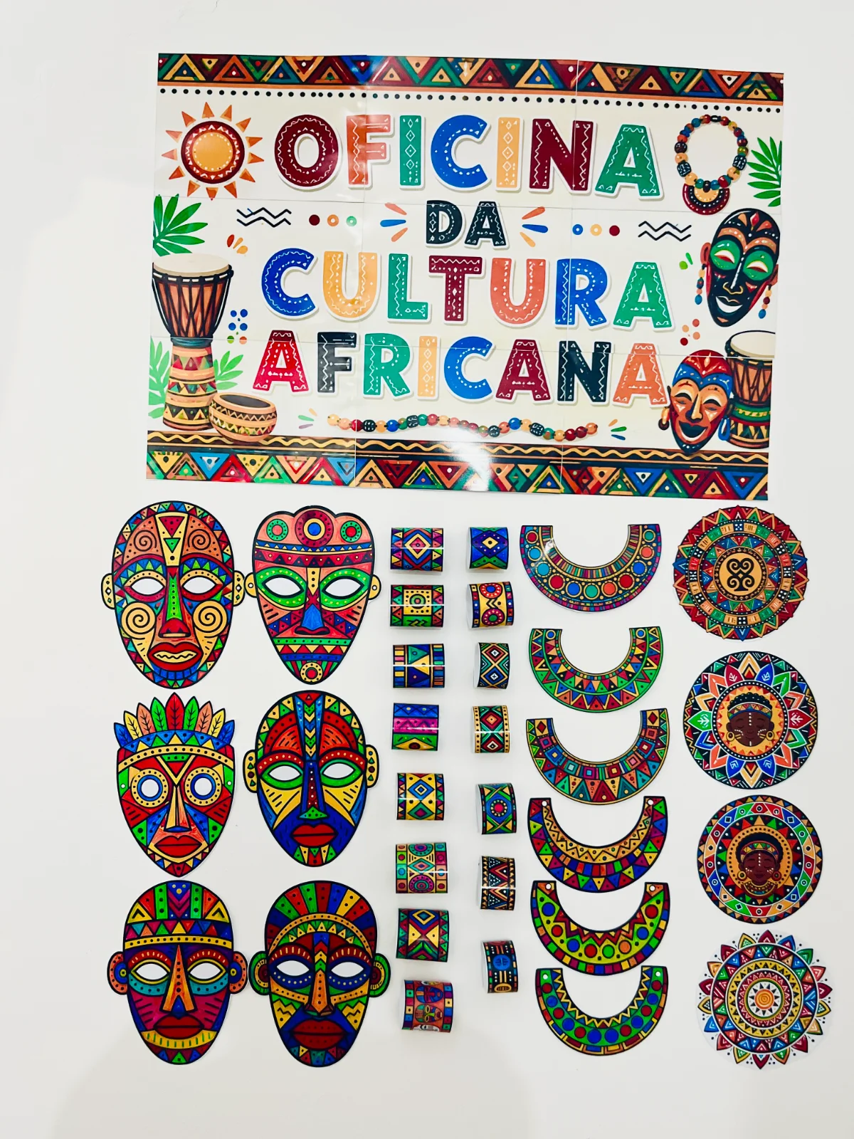 Oficina da Cultura Africana – Máscaras, Colares, Pulseiras e Mandalas — História para Educação Infantil: Um material lúdico…