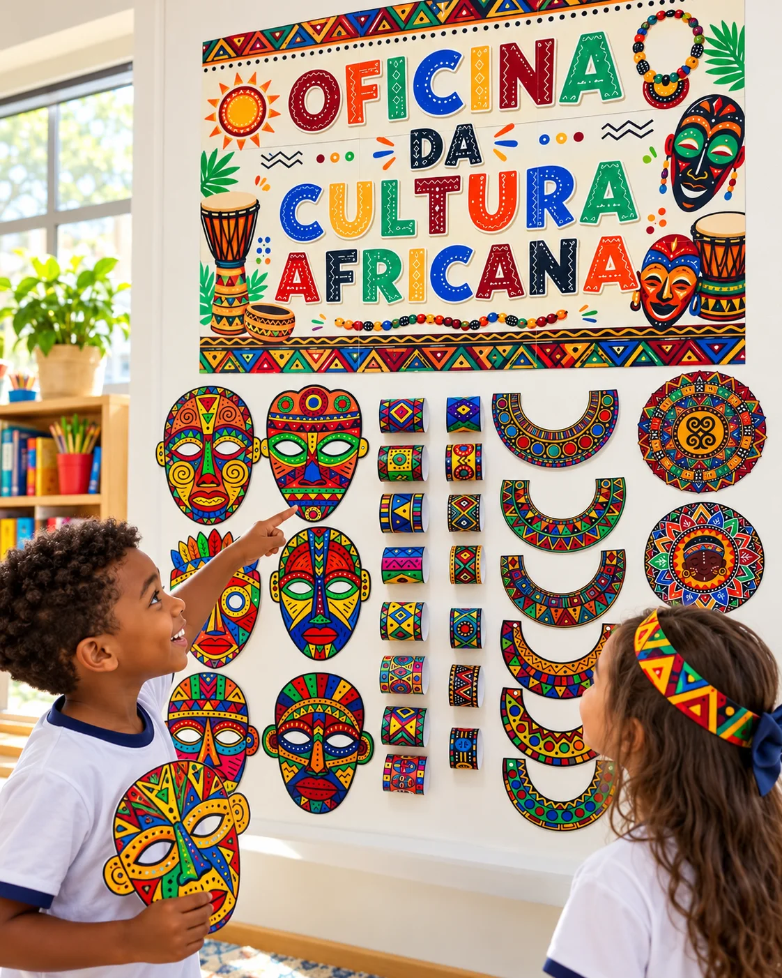 Oficina da Cultura Africana – Máscaras e Artes em PDF — amostra 1: 🌍🎨 OFICINA DA CULTURA AFRICANA – ARTE, CRIATIVIDADE E…