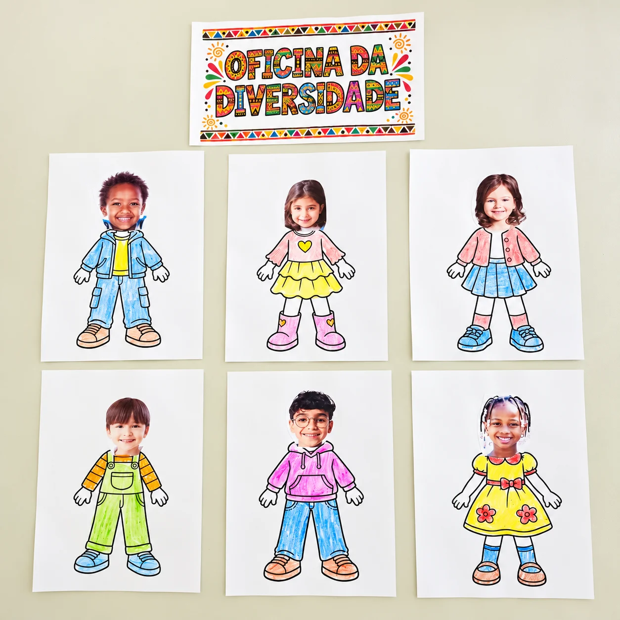 Oficina da Diversidade – Para Educação Infantil e Fundamental 01 — amostra 1: O que acompanha o material?