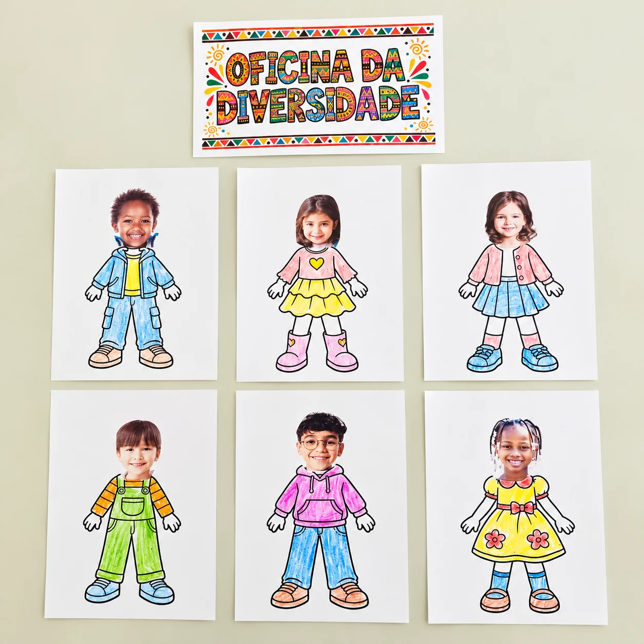 Oficina da Diversidade – Para Educação Infantil e Fundamental 01 — amostra 2: Como realizar a atividade?