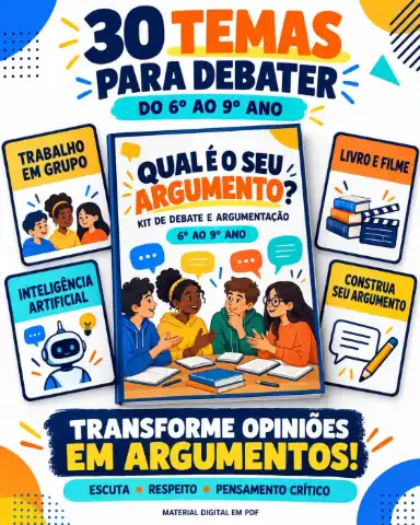Oficina de Argumentação e Debate do 6º ao 9º Ano — amostra 4: Público e formato