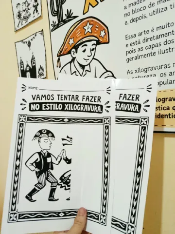 Oficina de Arte em Xilogravura - Cultura Nordestina — amostra 3: Um recurso lúdico e educativo para apresentar às crianças…