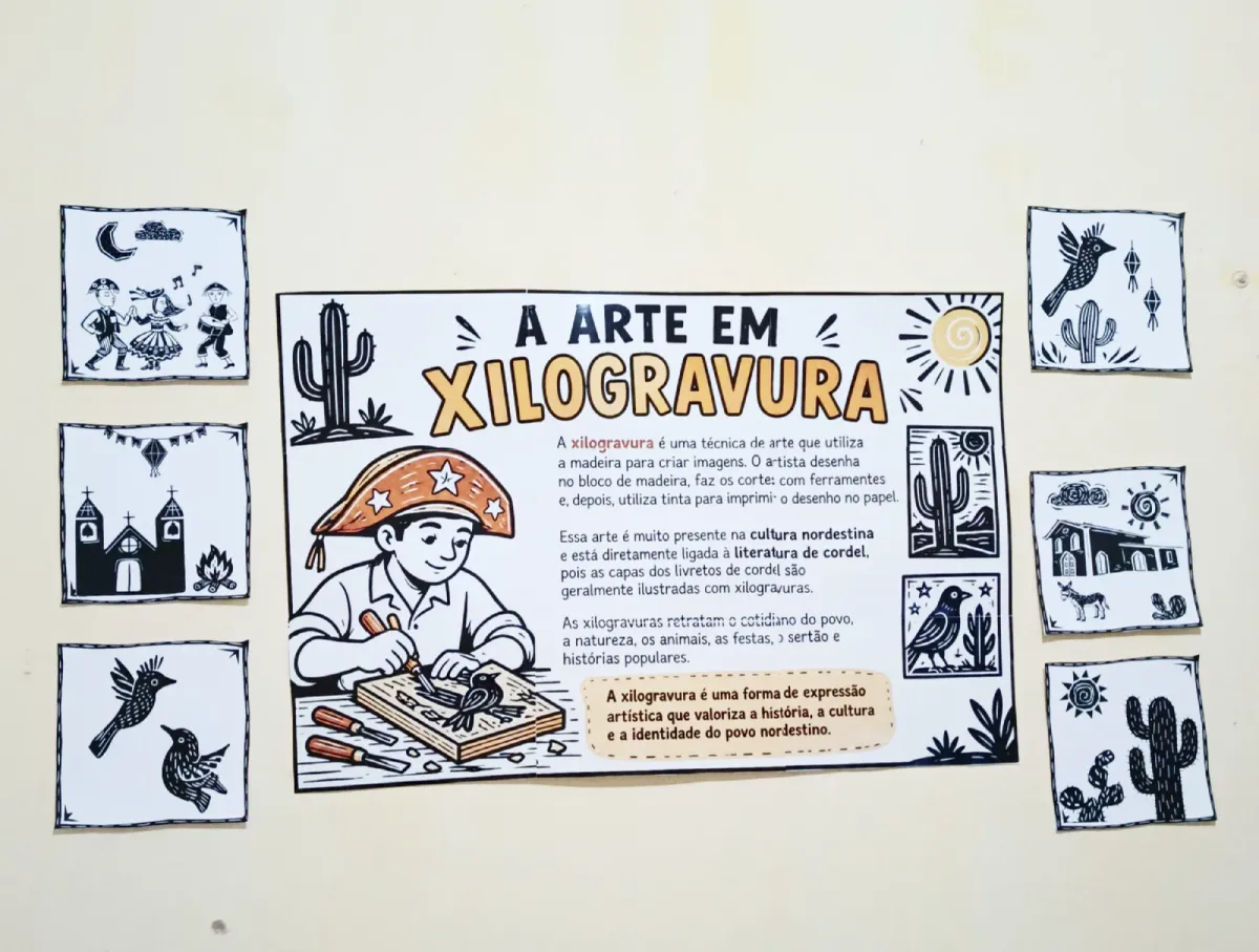 Oficina de Arte em Xilogravura - Cultura Nordestina — Datas comemorativas para Educação Infantil: Um recurso lúdico e…