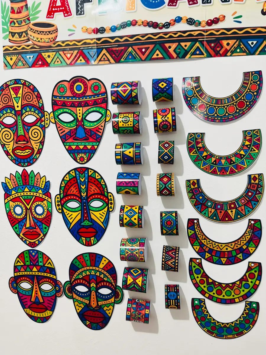Oficina de Cultura Africana - Arte e Folclore Africanos — amostra 6: Transforme sua aula em uma experiência criativa de…