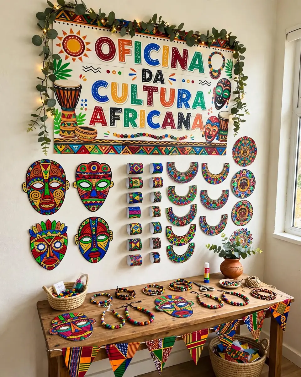 Oficina de Cultura Africana - Arte e Folclore Africanos — Datas comemorativas para Todas as séries: Transforme sua aula em…