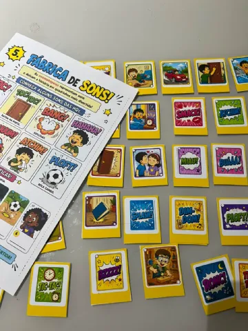 Oficina de Histórias em Quadrinhos + Jogo das Onomatopeias — amostra 4: 📚Oficina de Histórias em Quadrinhos - De R$25,80…