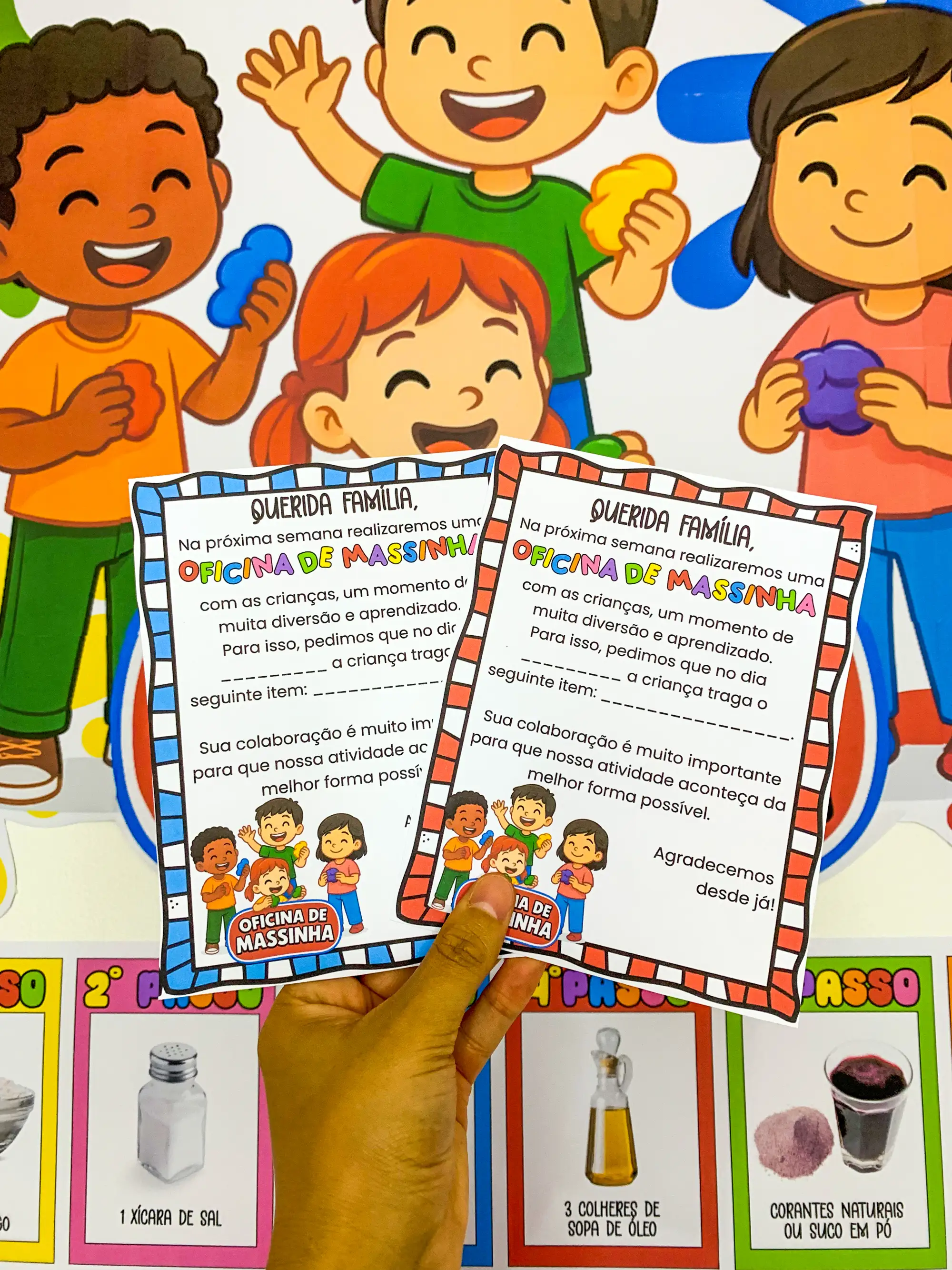 Oficina de Massinha – Atividades Lúdicas para Educação Infantil — amostra 6: Kit Oficina de Massinha com atividades…