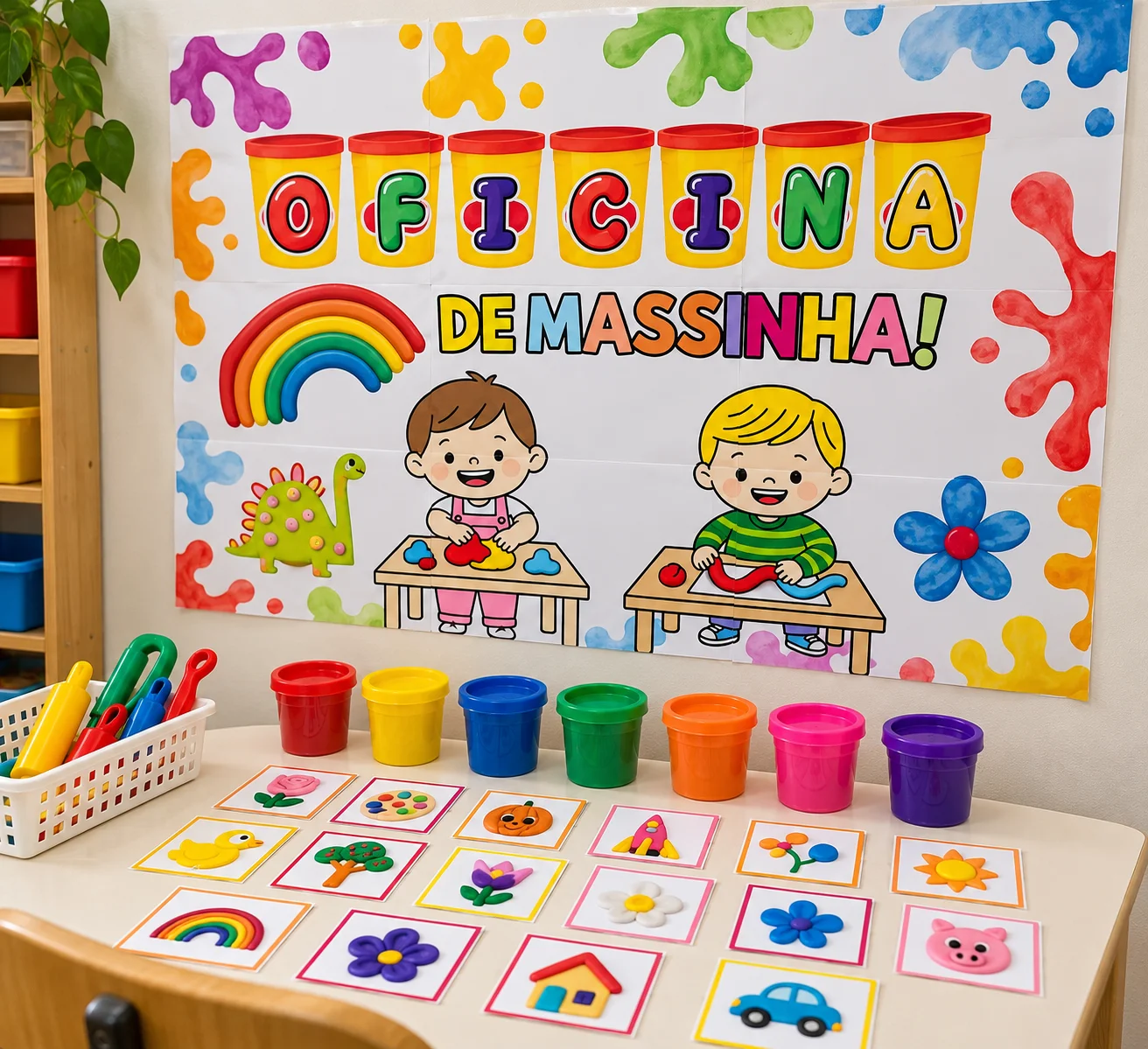 Oficina de Massinha de Modelar – Atividade Pedagógica — amostra 2: Oficina de Massinha de Modelar para Educação Infantil e…