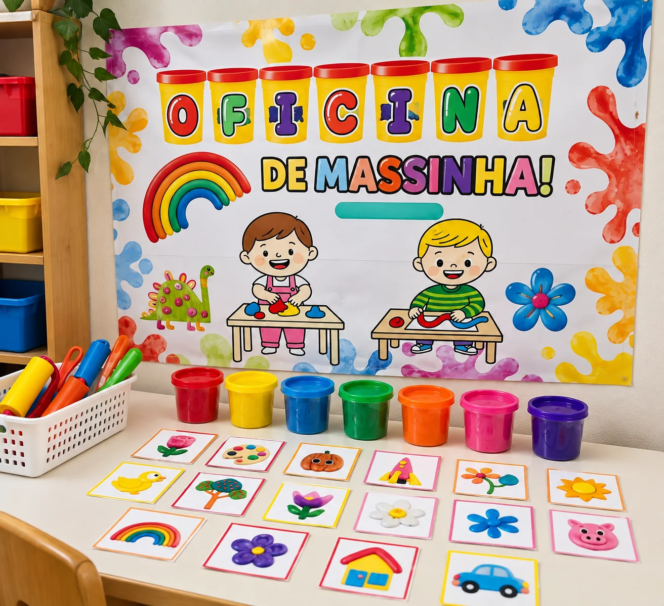 Oficina de Massinha de Modelar – Atividade Pedagógica — amostra 3: Oficina de Massinha de Modelar para Educação Infantil e…