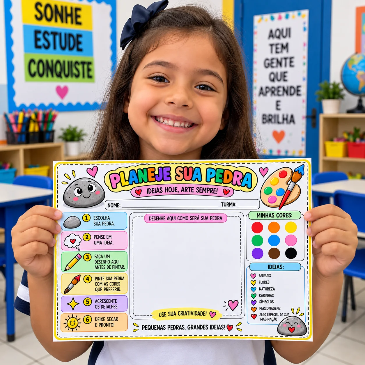 Oficina De Pintura Em Pedras – Educação Infantil — amostra 5: Uma proposta criativa, divertida e cheia de possibilidades…