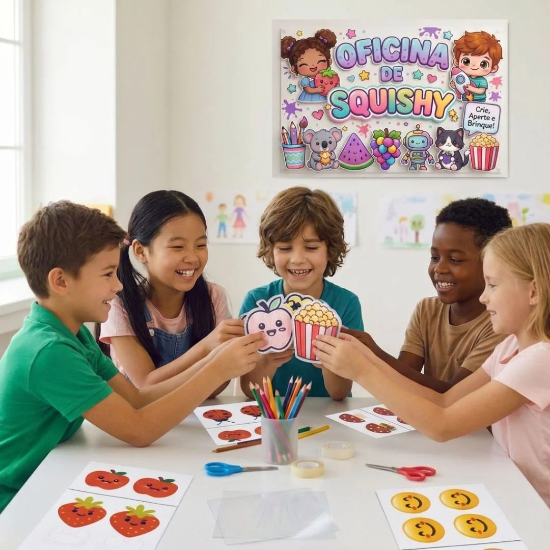 OFICINA DE SQUISHY / PAPER SQUISHY — Datas comemorativas para Todas as séries: A oficina de squish (ou paper squishy ) é…