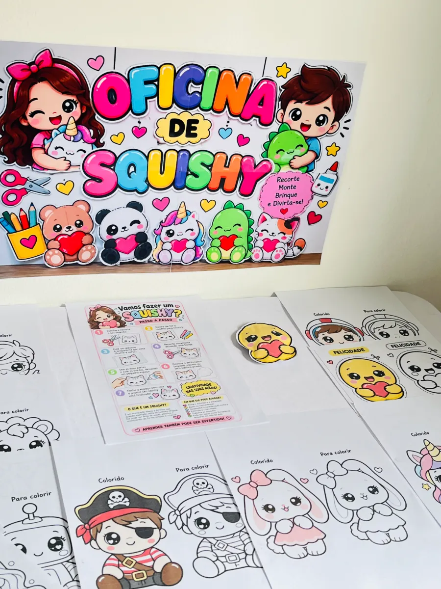✨ OFICINA DE SQUISHY – UM RECURSO DIVERTIDO, CRIATIVO ! ✨ — amostra 2: Um recurso divertido, criativo e cheio de aprendizagem