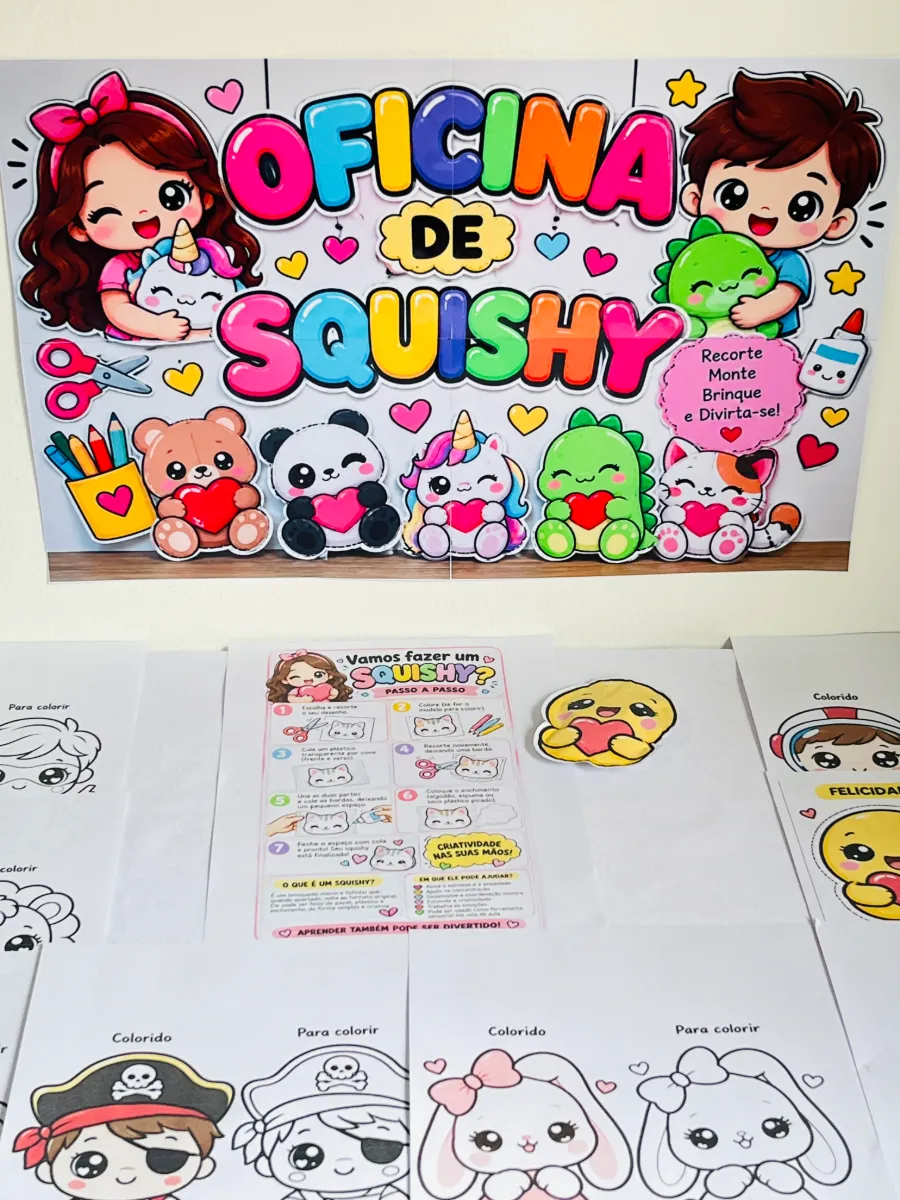 ✨ OFICINA DE SQUISHY – UM RECURSO DIVERTIDO, CRIATIVO ! ✨ — amostra 4: Um recurso divertido, criativo e cheio de aprendizagem