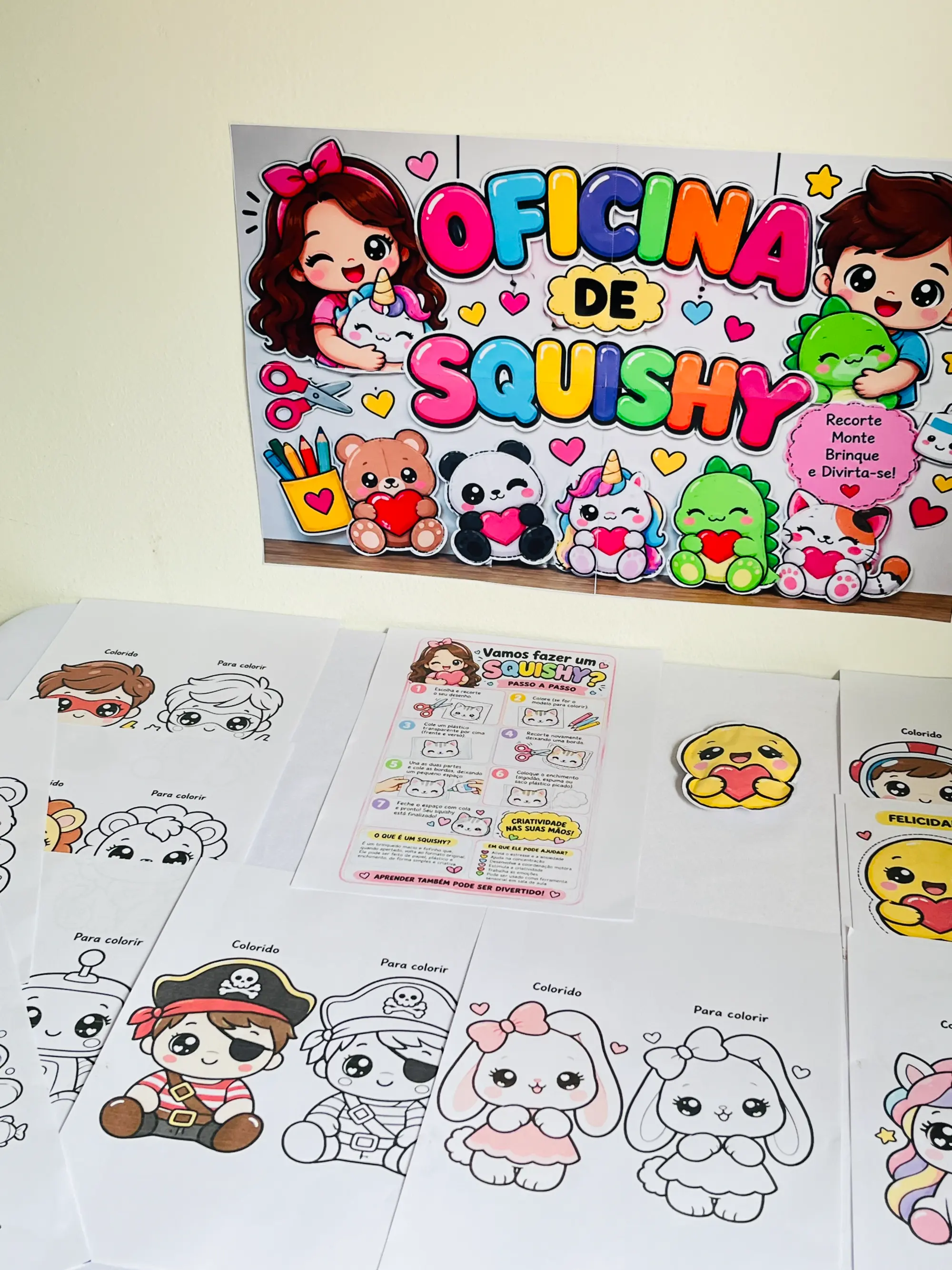 Oficina de Squishy – Um Recurso divertido — Jogos pedagógicos para Educação Infantil: Kit Oficina de Squishy foi preparado…