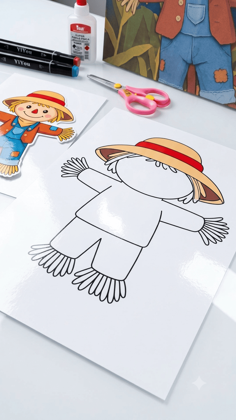 Oficina do espantalho | Educação Infantil e Anos Iniciais — amostra 1: O que vem no material