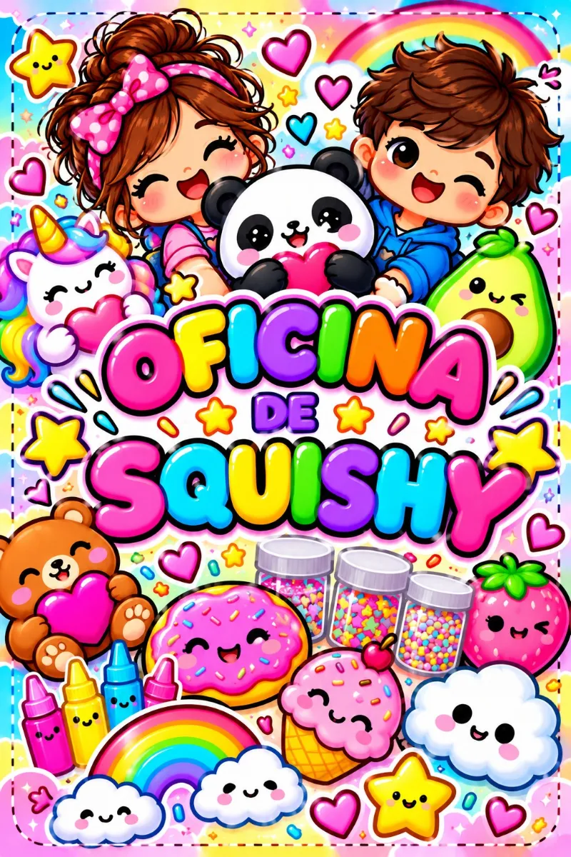 Oficina para dia das Crianças com planejamento — amostra 3: Kit completo da Oficina de Squishy, com planejamento, passo a…