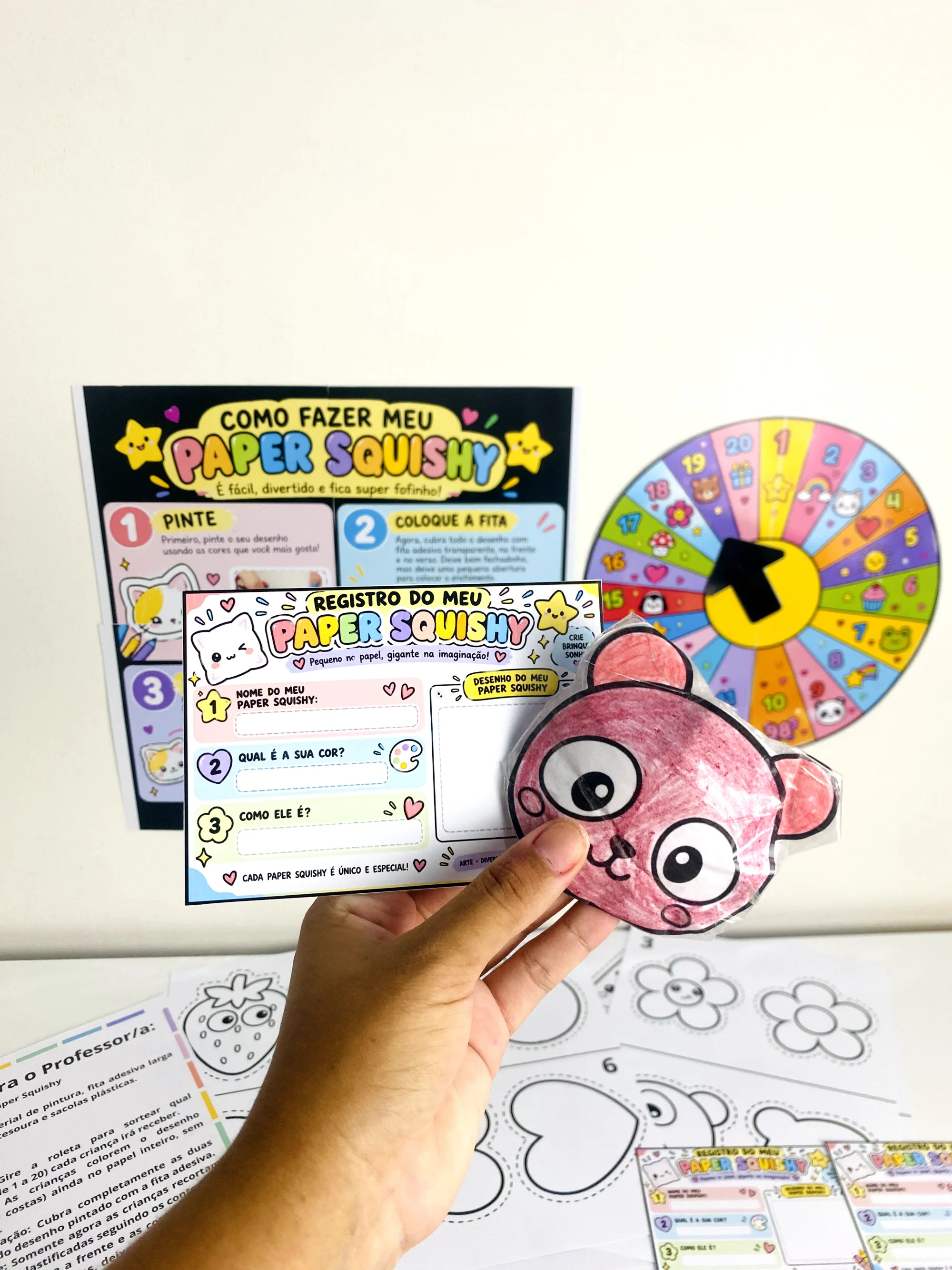 Oficina Squishy – Atividade Criativa para Imprimir — Datas comemorativas para Educação Infantil: Oficina de Squishy com…