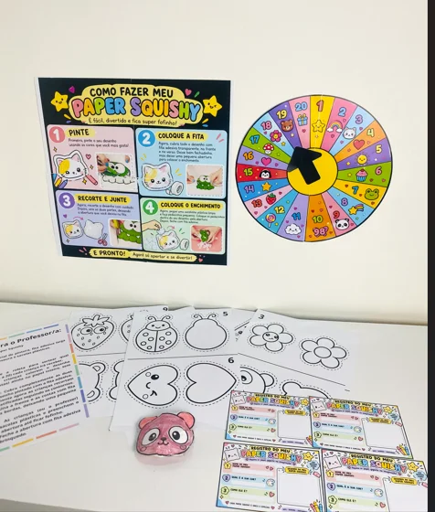 Oficina Squishy De Papel – Uma Experiência Criativa E Divertida — amostra 1: Que tal transformar o Dia das Crianças em um…