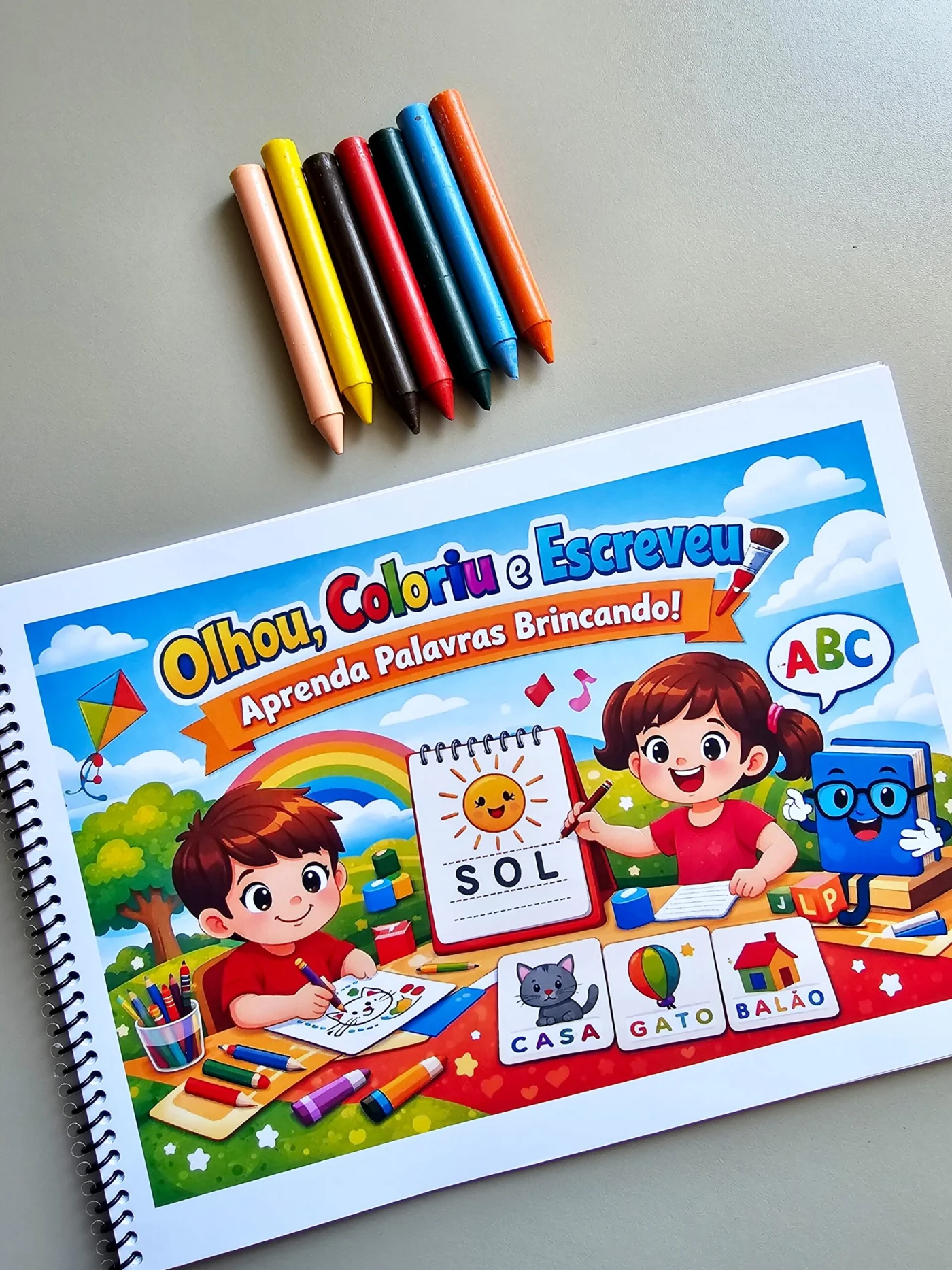 Olhou, achou e escreveu — Alfabetização para Todas as séries: 🔎✏️ OLHOU, ACHOU E ESCREVEU Uma atividade divertida para…
