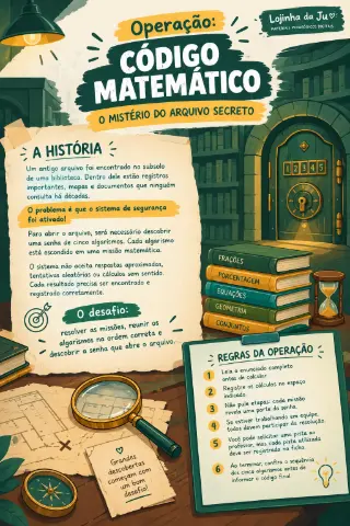 Operação: Código Matemático — O Mistério do Arquivo Secreto — amostra 1: OPERAÇÃO: CÓDIGO MATEMÁTICO — O MISTÉRIO DO… Operação: Código Matemático — O Mistério do Arquivo Secreto — amostra 1: OPERAÇÃO: CÓDIGO MATEMÁTICO — O MISTÉRIO DO…