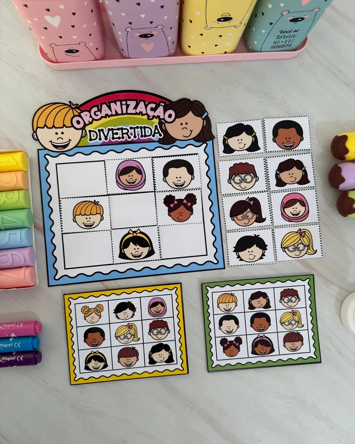 Organização Divertida – PDF para Imprimir — amostra 5: O arquivo 'Organização Divertida' é um recurso pedagógico projetado…