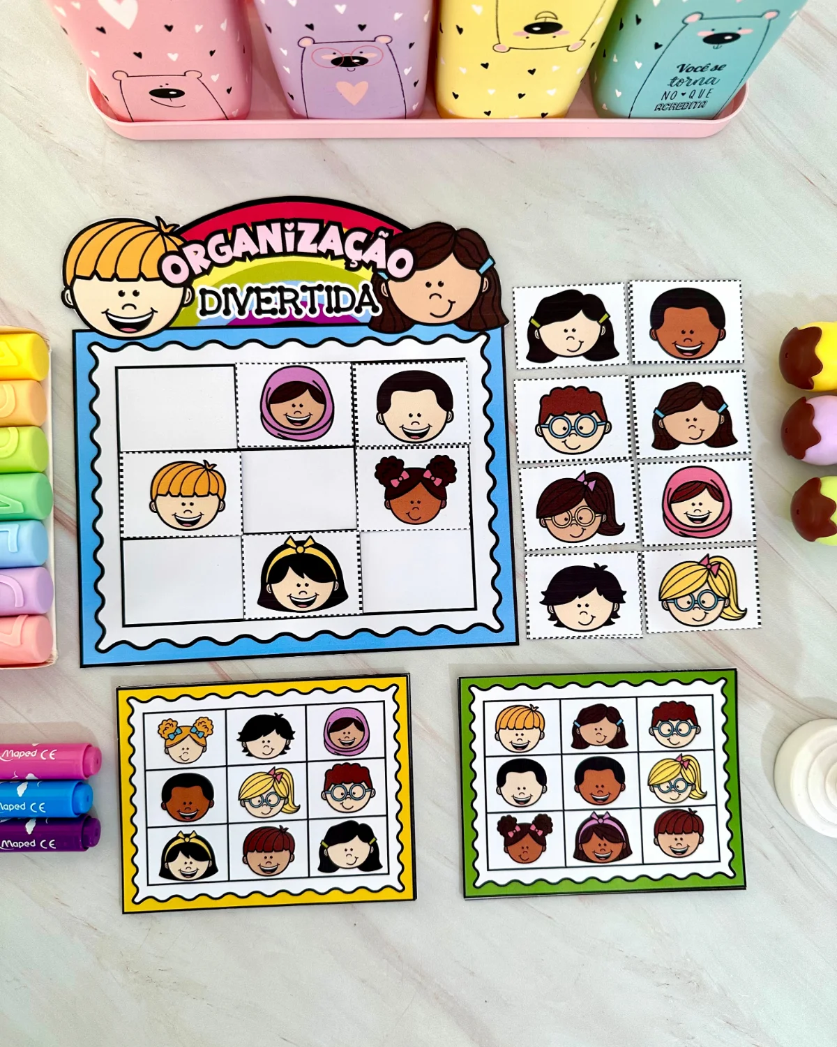 Organização Divertida – PDF para Imprimir — Atividades para Educação Infantil: O arquivo 'Organização Divertida' é um…