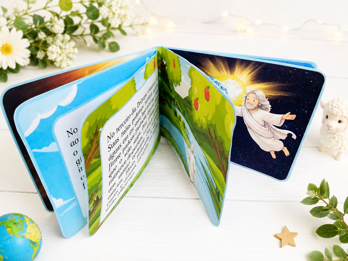 Os 7 dias da criação - recurso bíblico infantil – Material Pedagógico — amostra 3: Formato e entrega