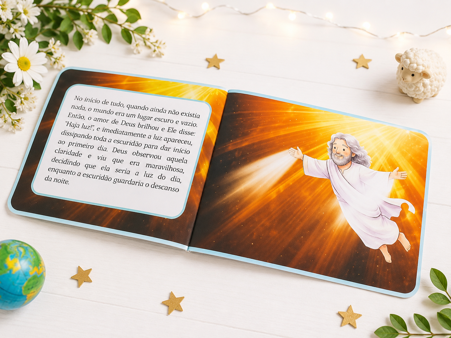 Os 7 dias da criação - recurso bíblico infantil – Material Pedagógico — amostra 5: Ensine a maravilhosa história da criação…
