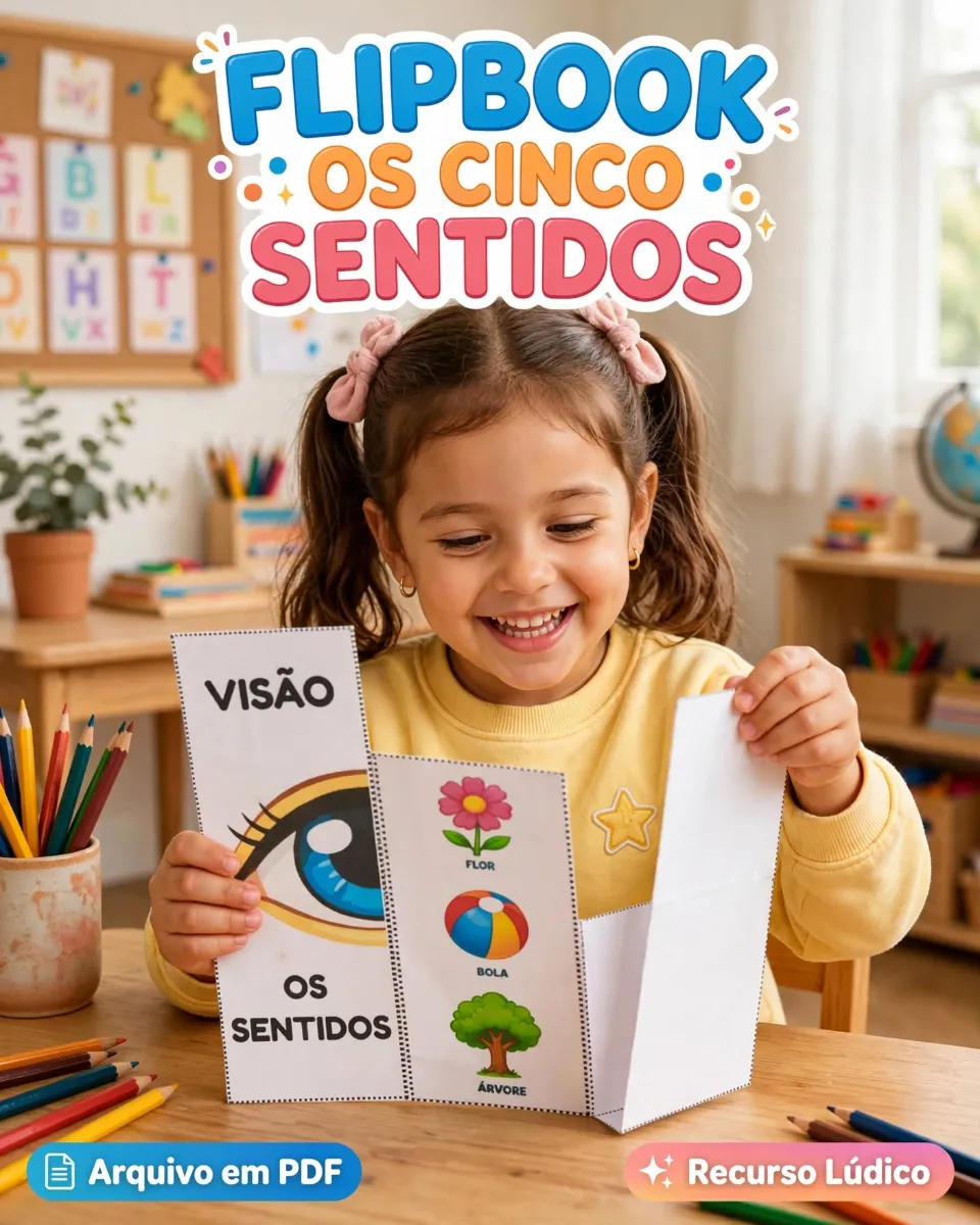 Os Cinco Sentidos - Flipbook - Ciências Educação Infantil — Ciências para Educação Infantil: Ensinar os cinco sentidos pode…