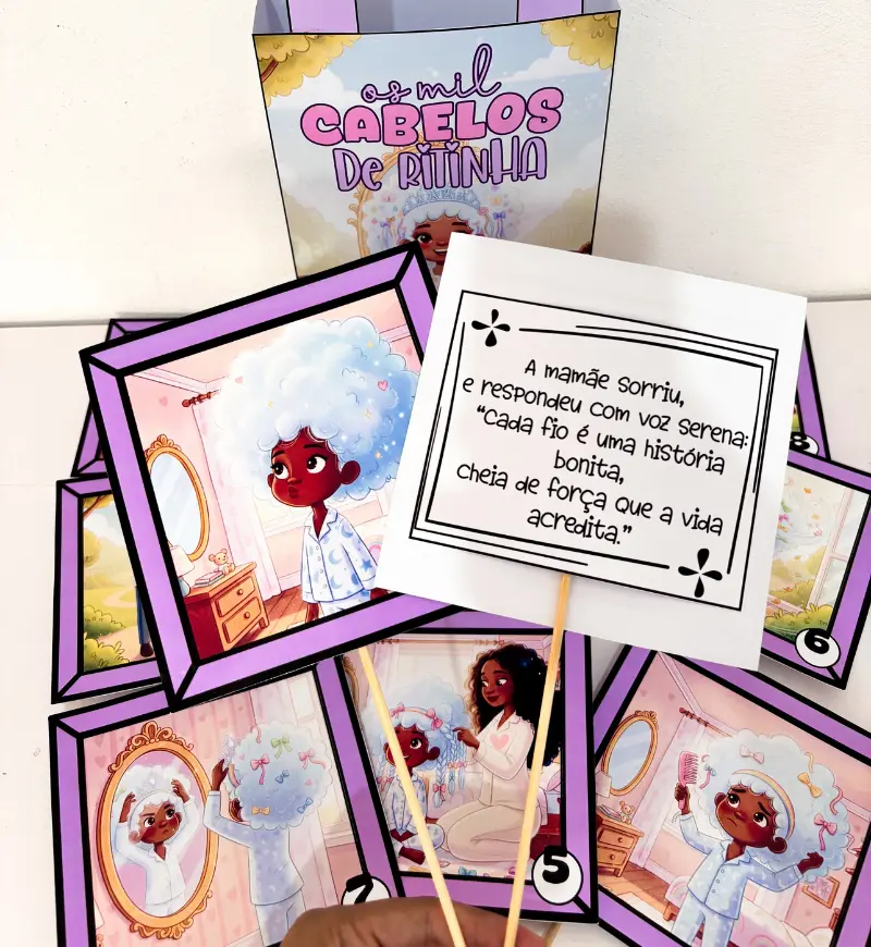 Os Mil Cabelos de Ritinha | História na Sacola em PDF — amostra 3: A Sacola de História “Os Mil Cabelos de Ritinha” traz…
