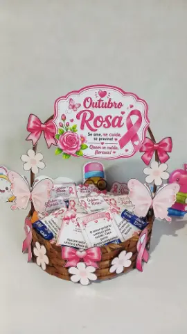 Outubro Rosa – Mimo com Chocolate para Imprimir — capa do material